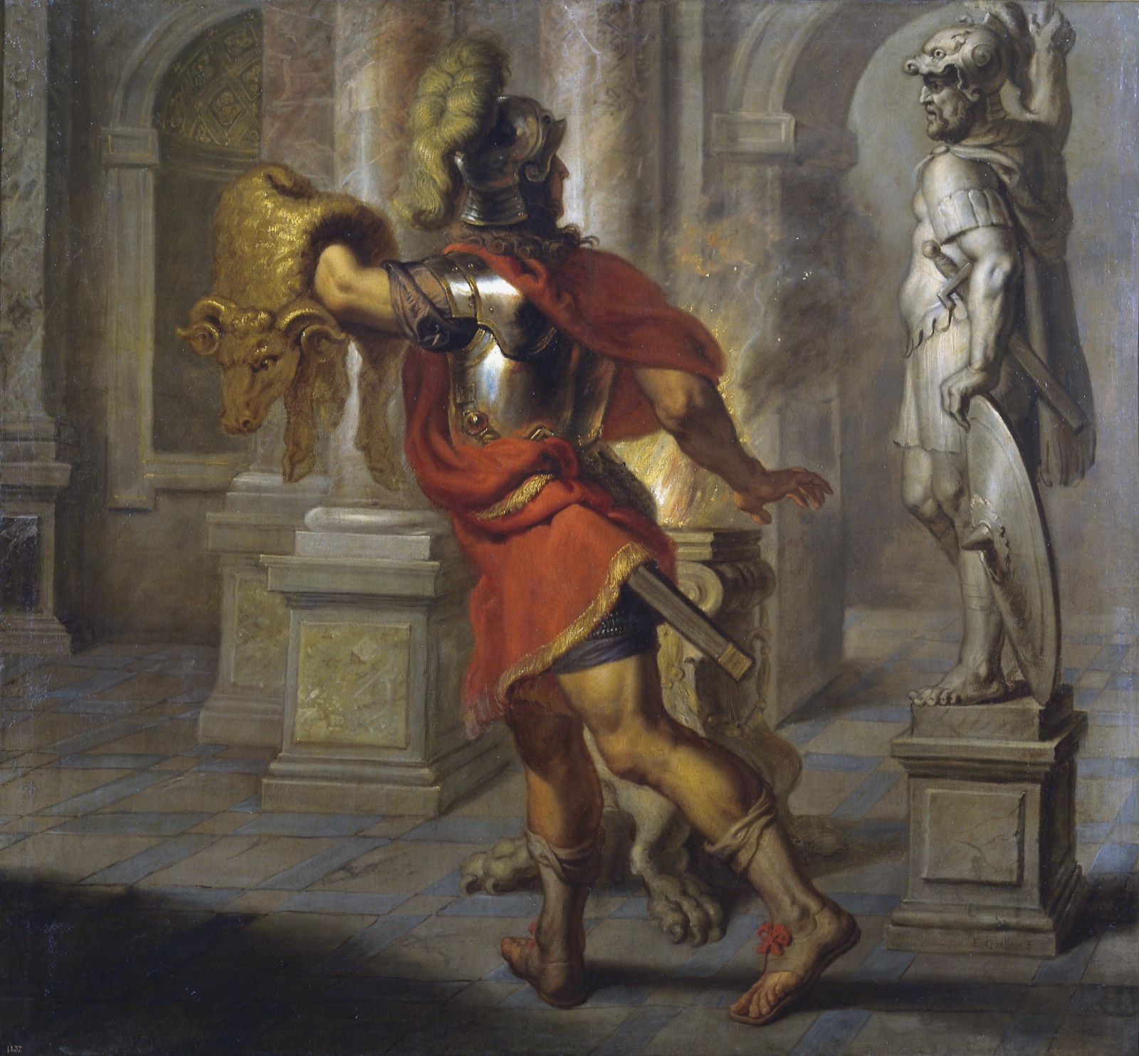 Erasmus Quellinus the Younger, Jason and the Golden Fleece, circa 1636